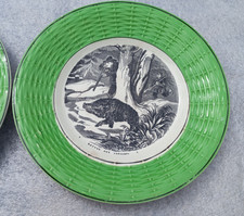 1 Assiette parlante la chasse Digoin et Sarreguemines. 18.5 Cm.