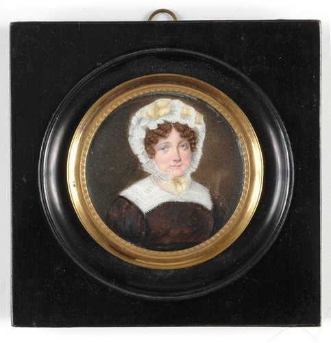 Portrait lady french - of, a