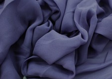 Georgette de Soie  myrtille