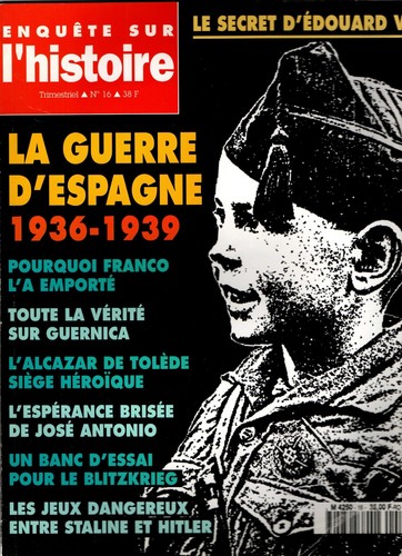 Enquete sur histoire 16 - l',