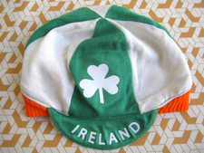 Casquette Cycliste Irlande années 80'S irish Vintage vélo Cap retro