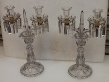 1880' Paire de Chandeliers