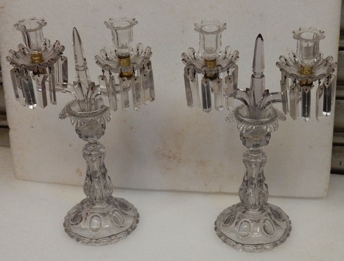 1880 paire chandeliers - paire,