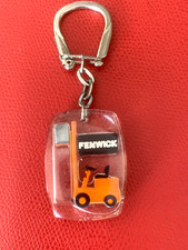 RARE Porte-clés / Key Ring BOURBON - FENWICK - CHARIOT ELEVATEUR - avec liquide