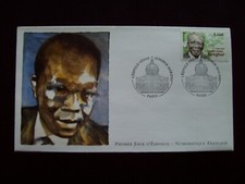 FDC_FRANCE 2002_ENVELOPPE 1er JOUR_NF_Léopold Sédar Senghor, poète (3537).