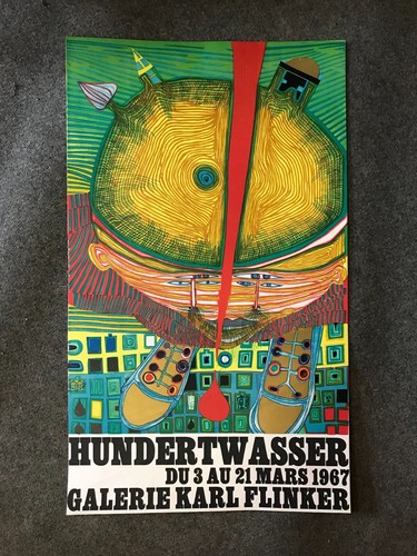 Hundertwasser affiche art - hundertwasser,