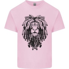 Un T-Shirt Pour Enfant Rasta Lion Avec Dreadlocks Jamaïcain Reggae