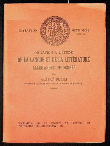 Albert fuchs initiation - initiation, à