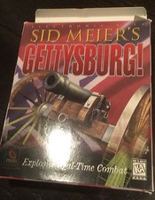 Sid Meier's Gettysburg PC CD Windows 95 EA Firaxis Gettysburg 1997 