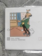 Collector Hergé, 5 enveloppes pré timbrées + cartes, Tintin et Milou, 1999