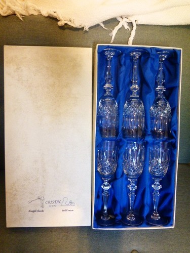 Flutes cristallerie de - ,