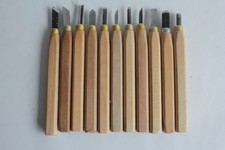 Lot 11 Outils de sculpteur ciseaux à main (68568)