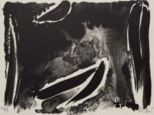 Olivier Debré Lithographie originale signée numérotée 1989 Parfait état