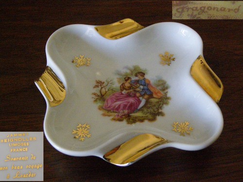 Ancien vide poche - vide, porcelaine