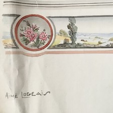 Aimé LOGEAIS Grande Aquarelle