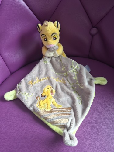 Peluche doudou roi lion simba - doudou,
