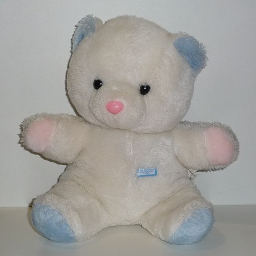 Doudou ours boulgom blanc - doudou,
