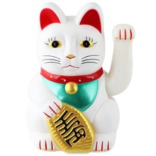 Chat chanceux signe porte