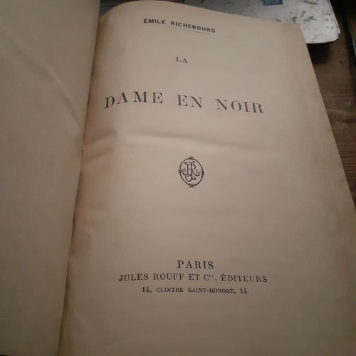 Dame noir emile - dame, en
