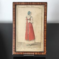 Gravure de Mode 1812 Encadrée