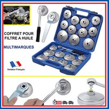 Coffret de Cloches pour Filtre à Huile - Outillage Mécanique Auto pour Couvercle