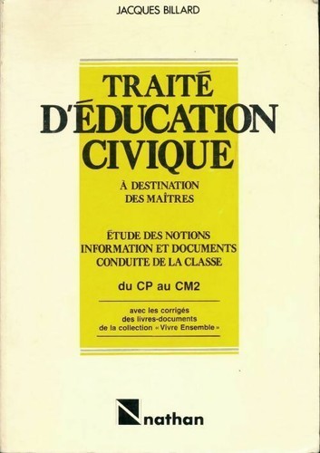 Traité éducation civique - traité, d'éducation
