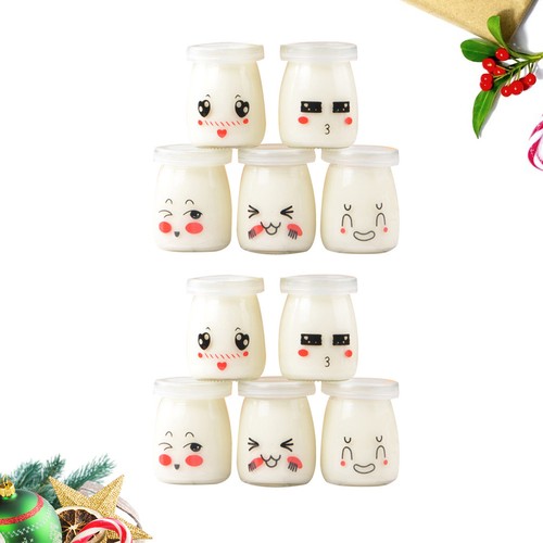 Pcs bouteille pudding en - 10,