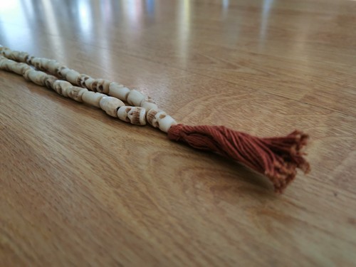 Mala chapelet tibétain os - mala, en