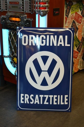 Plaque émaillée volkswagen - émaillée,