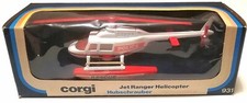 RARE CORGI 931 Bell 206 JET RANGER POLICE Helicopter in box z