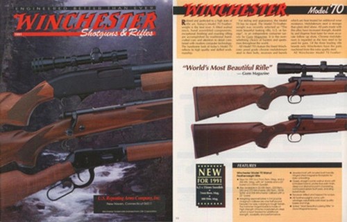 Winchester 1991 gun catalog - winchester,
