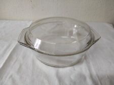 Plat creux avec couvercle Pyrex pour cuisson au four 22,5 cm de diamètre