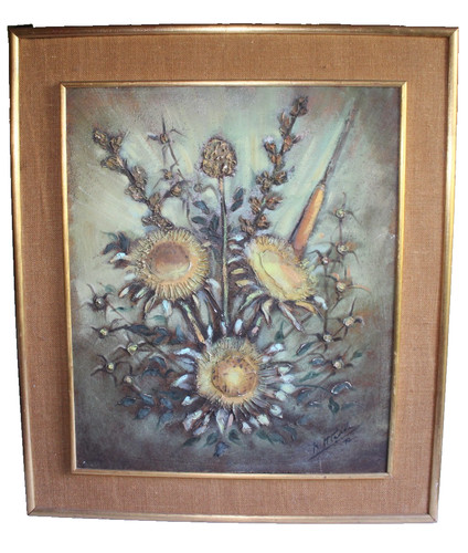 Tableau huile sur panneau