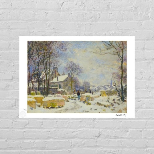 Claude monet neige à - claude,