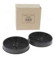 Lot de 2 filtres à charbon d'origine pour hotte Airlux Glem