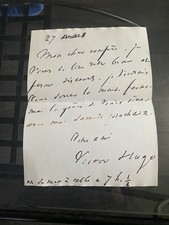 Lettre De Victor Hugo 