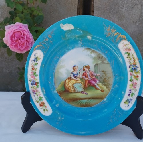 Assiette romantique - , en