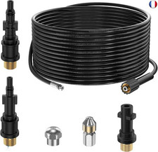 15M Tuyau Déboucheur Canalisation pour Nettoyeur Haute Pression Kärcher K2 K3 K