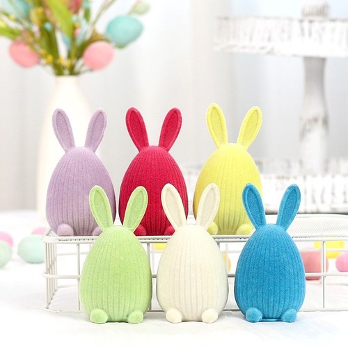Décoration résine lapin