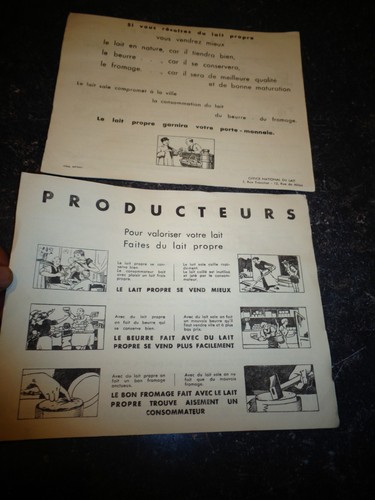 Ancien dépliant producteurs - ancien,