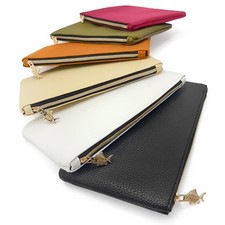 Simili Cuir Look Trousse Maquillage Sac Zip de Toilette Multi École Organisateur