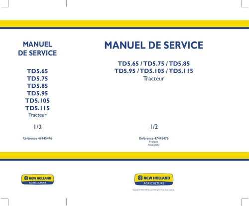 New holland td5 105 - td5.105, td5.115
