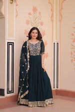 Indien Bollywood Fête Ethnique Costume Anarkali Prêt Fabriqué Kameez Salwar