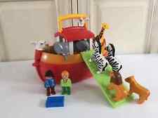 20⚜️ Jouet Playmobil Bateau 123 L'Arche De Noé Transportable Réf: 6765