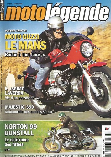 Moto legende 166 guzzi - legende, n°166