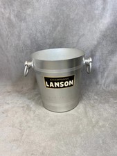 Seau à champagne Lanson en aluminium Champagne Lanson vintage