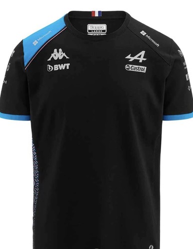 Shirt noir alpine team - f1,