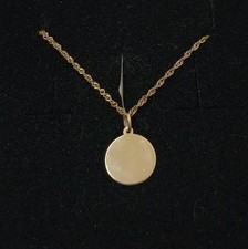 Pendentif Et Chaîne Or 18K