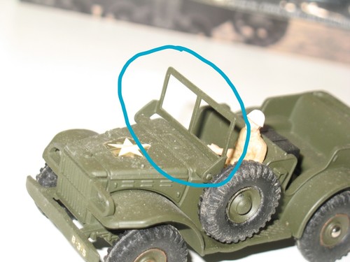 R36 dinky toys pare brise - dinky,