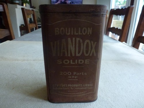 Ancienne boite tole litho - en,